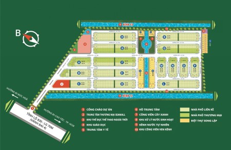 Bán đất nền dự án Đức Hoà diện tích 80m2, giá bán 1.32 tỷ, sổ sẵn chính chủ