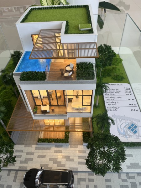 Bán biệt thự biển Charm Hồ Tràm căn góc 3 mặt thoáng giá chỉ 22 tỷ, thanh toán 20% nhận nhà