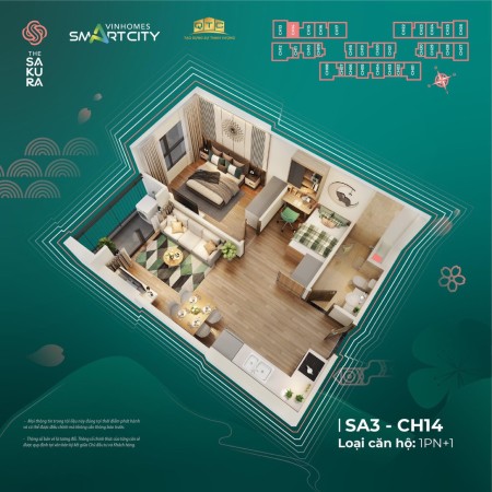 Căn hộ Vinhomes Smart City, giá tốt, khu dân trí cao, tiện ích đầy đủ