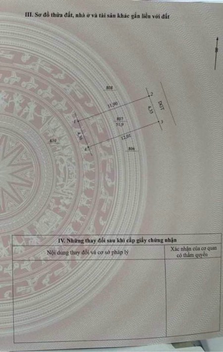 Bán mảnh Đồng Tháp Đan Phượng nhỉnh tỷ đường lớn, khu an ninh, giá tốt