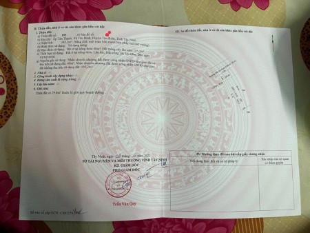 Bán đất giá rẻ Châu Thành Tây Ninh diện tích 150m2, giá 500 triệu