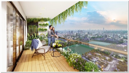 Căn hoa hậu 2 phòng ngủ Đông Nam view hồ tại Grand Sunlake, sở hữu lâu dài