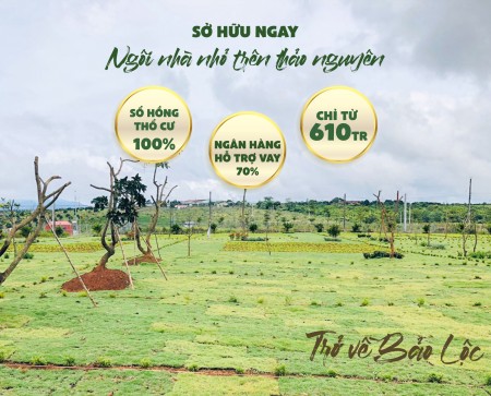 bán đất Lộc Tân Garden Bảo Lộc Lâm Đồng - Đất Nghĩ Dưỡng chỉ từ 610tr