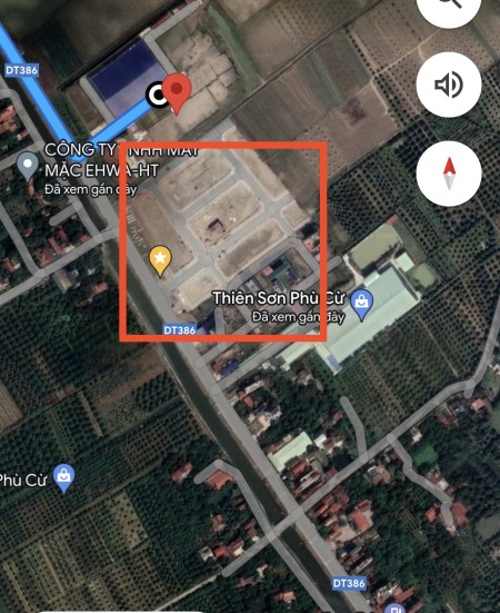 Đất sổ đỏ Tỉnh lộ 386 Phù Cừ Hưng Yên giá đầu tư sinh lời cao