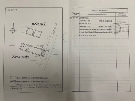 Bán nhà cấp 4 có gác hẻm 27 Điện Biên Phủ phường 15 Bình Thạnh