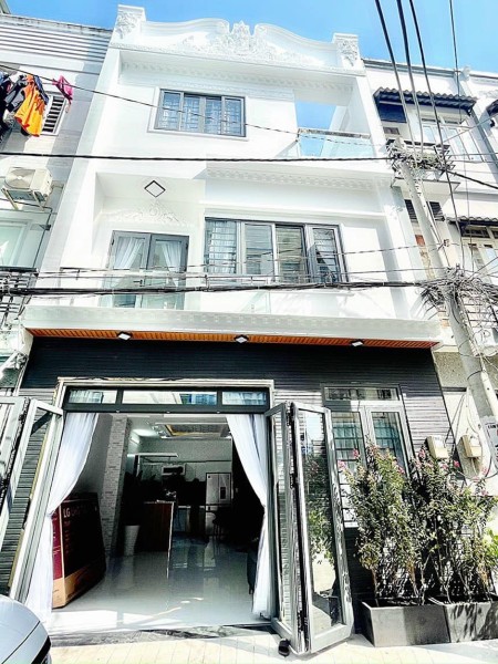 Nhà đẹp 4 tầng 6m ngang nội thất cao cấp xe hơi vào nhà Dương Cát Lợi TT Nhà Bè giá nhỉnh 6 tỷ