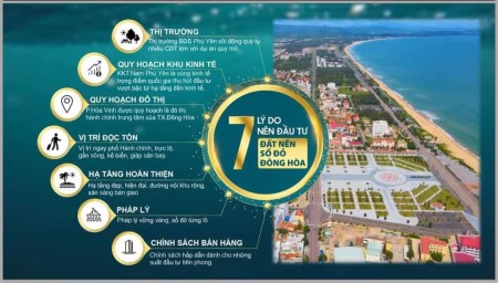 Mở bán đất nền sổ đỏ giỏ hàng đầu tư vị trí Vip nhất khu kinh tế Nam Phú Yên