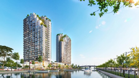 Căn hộ ngay cầu Chà Và đã có giấy phép xây dựng, giá bán đầu tư sinh lời