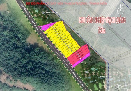 Bán 20 lô đất nền Đẹp Đối diện KCN Thạch Quảng, Thạch Thành Thanh Hoá
