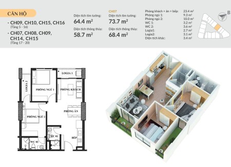 Bán căn hộ Vina2 Panorama Quy nhơn nhận ưu đãi trong tháng 8
