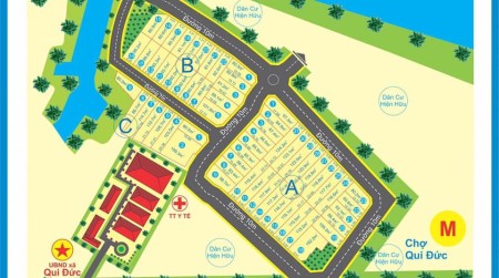 Dự án đất thổ cư Hoàng Long Qui Đức Bình Chánh, giá bán 2.4 tỷ