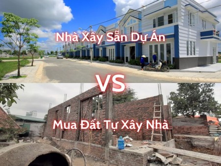 Ưu nhược điểm: Mua đất tự xây nhà và mua nhà xây sẵn