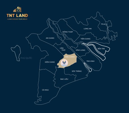 The Venice City Hậu Giang chiết khấu đền 10% tặng vàng 9999 hỗ trợ vay 0% mở bán đợt 1