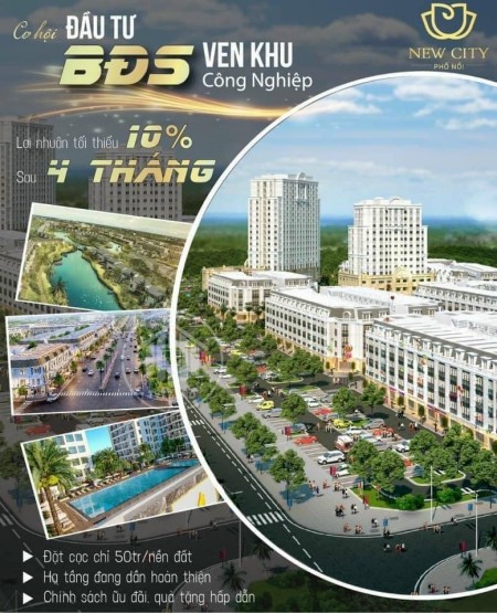  Siêu phẩm đất nền đầu tư cuối năm 2022- New City PHố Nối Hưng Yên