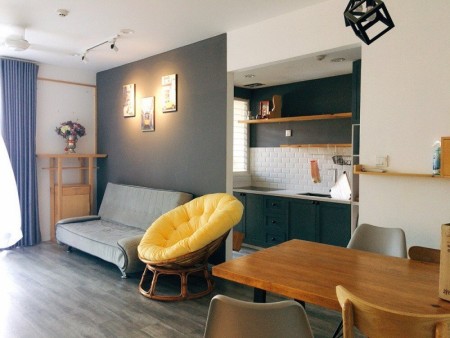 Căn hộ 1pn với thiết kế cổ điển, phong cách Châu Âu cho thuê tại Vista Verde. LH Tâm: 0902.0506.43