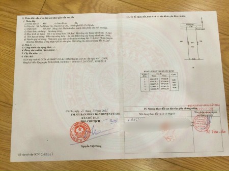 Bán Đất Củ Chi Chính Chủ Xã An Nhơn Tây, Đường 12 Mét, 232m2, Sổ Hồng Riêng, Giá 2,1 Tỷ