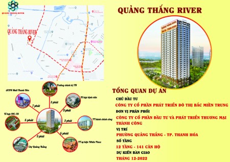 Chung cư Quảng Thắng River Thanh Hoá, tiện ích đầy đủ giá tốt