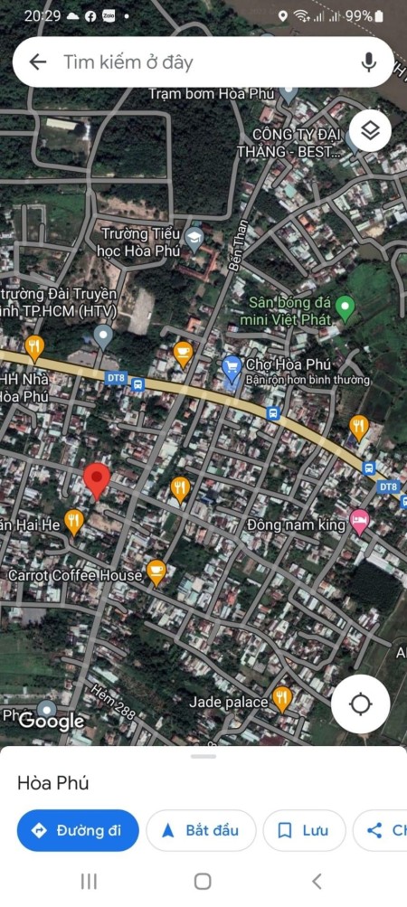 Khu dân cư đô thị Hoà Phú, Củ Chi giá chỉ 2tỷ550, vị trí đẹp, khu dân cư
