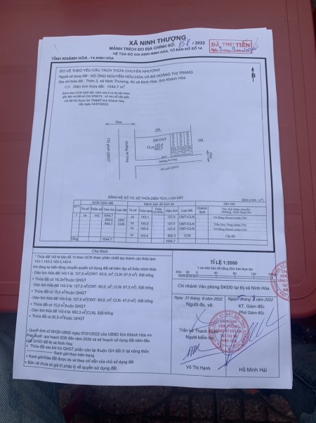 Đất dân cắt bán Ninh Thượng chỉ 3tr6/m2 liên hệ sdt 0888883345