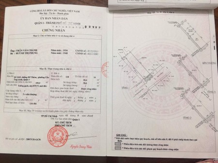 Bán nhà hẻm 114/1 đường Đề Thám, phường Cầu Ông Lãnh, quận 1 vị trí siêu HOT