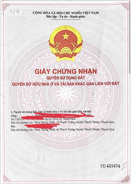 Bán lô 2xx tr sở hữu 1 nền 2 mặt tiền ven KCN Thạch Bình trục thông vị trí đẹp