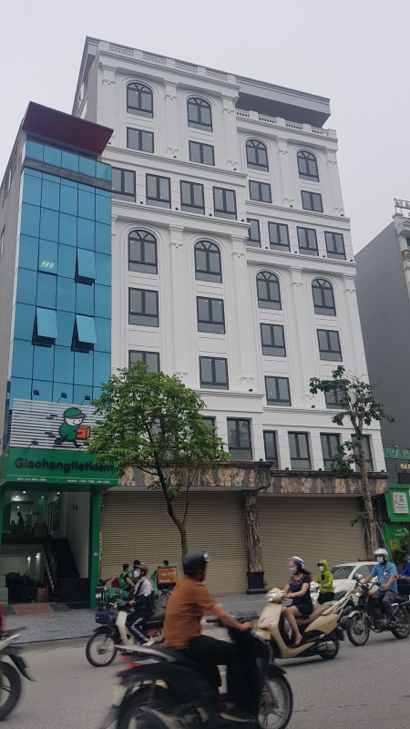 Bán 10x23m mặt phố Thái Hà Đống Đa kinh doanh nhỉnh 500 triêu/m2.