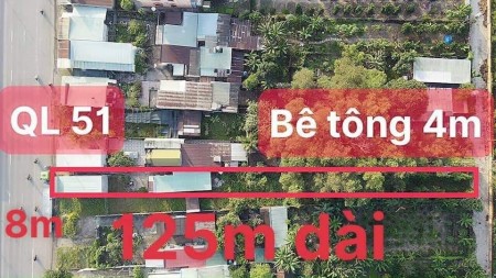 Cần Bán đất mặt tiền quốc lộ 51 tại bò sữa Long Thành diện tích 667m2