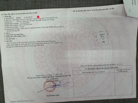 Bán 35m2 đất, hơn tỷ rưỡi, ô tô đỗ cửa, thôn Ngọc Chi, Vĩnh Ngọc, ĐA, HN