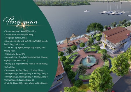 Nam Hội An City - Vừa sở hữu tiện ích như resort 5* - Vừa sở hữu sổ đỏ lâu dài.