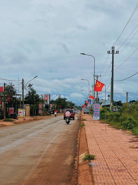 Cần bán gấp 2 lô liền kề sổ đỏ full thổ 260m2 ngay trung tâm mới Krông Năng
