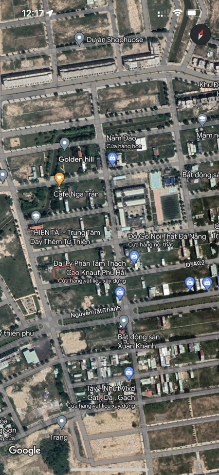 2 lô liền kề đường 7m5, Golden Hill, đường AC02 giá đầu tư