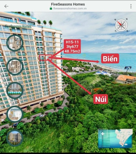 Siêu phẩm trung tâm Bãi Sau FiveSeasons Homes Vũng Tàu Central Beach