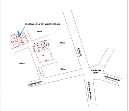 Bán đất full thổ cư tại Minh Trí, giáp dự án KCN sạch Sóc Sơn giá 800tr