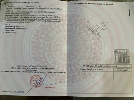 Chính chủ cần Bán gấp Lô Phước Trung 2, Phước Đồng, TP Nha Trang