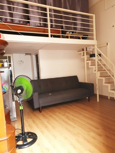 CHDV Giaỉ Phóng Tân Bình có gác & ban công chỉ 5 triệu 8/tháng
