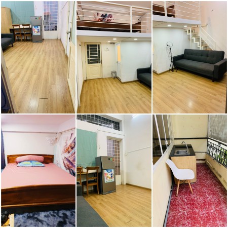 CHDV Giaỉ Phóng Tân Bình có gác & ban công chỉ 5 triệu 6/tháng
