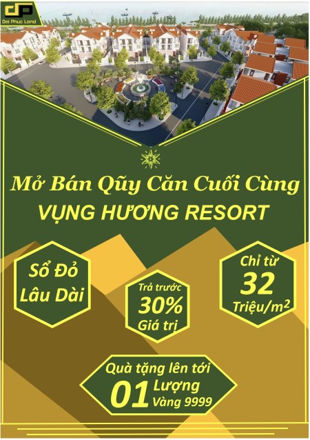 Đất nền dự án Vụng Hương Resort - Sở hữu lâu dài - View trực diện biển - Giá đẹp so