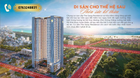Bán căn hộ DUPLEX cao cấp mặt tiền biển mỹ khuê DN - Sổ hồng lâu dài - Tặng full nội thất cao cấp