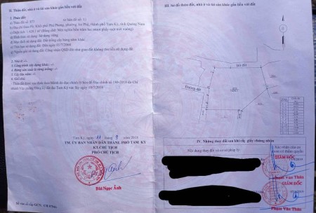 Chính chủ cần bán đất đường Nguyễn Tất Thành( Điện Biên Phủ ) Tp Tam Kỳ, Quảng Nam