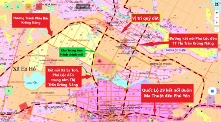 899tr/132m2 sở hữu nền full thổ kdc Lộc Tân Đăk Lăk - 0965172574