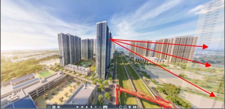 Bán căn hộ 1pn+1, hướng Đông Nam toà SA3 tầng 30 giá tốt hàng mới tại Vinhomes Smart City Tây Mỗ