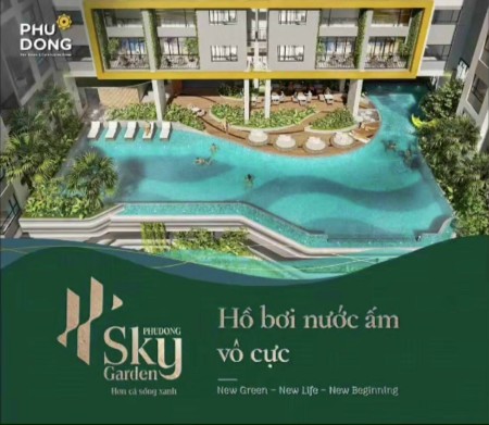 Bán căn hộ 2PN Phú Đông Sky Garden phạm văn đồng, chiết khấu 4% - 9%, chỉ TT 0,5%/tháng