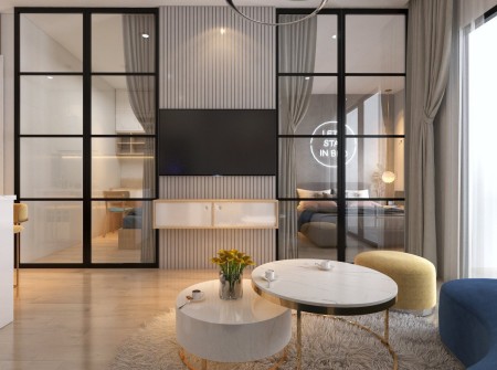 Bán căn hộ 1pn+1 dt 45m2, giá 1.8xx view hồ tại Sakura Vinhomes Smart City Tây Mỗ