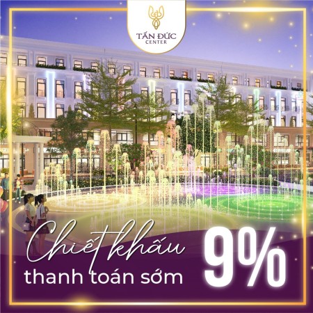Lô ngoại giao sau cổng dự án Tấn Đức center ngân hàng hỗ trợ vay