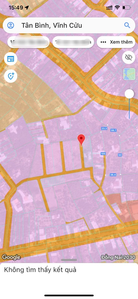 Đất nền gần KCN Thạnh phú, Vĩnh Cửu Đồng Nai giá đầu tư 535tr