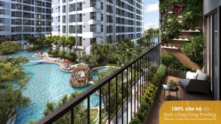Căn hộ cao cấp quận 9, 3 mặt tiền đường, view sông trực diện, giá chỉ từ 39 triệu/m2