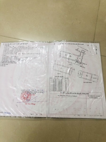 Bán nhà 1 lầu 1 sân thượng hẻm xe hơi Lưu Hữu Phước P15 Quận 8