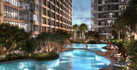 Căn hộ chung cư Quận 9 view sông tuyệt đẹp, 3 mặt tiền đường giá chỉ từ 39triệu/m² tốt nhất hiện tại
