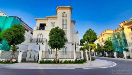 Bán biệt thự đơn lập góc view sông 345m2 giá 83.5 tỷ tại khu Ngọc Trai Vin Gia Lâm (0985941715)