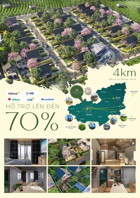 The Ocha đất nghỉ dưỡng Bảo Lộc, liên hệ 036.5555.667 view đẹp